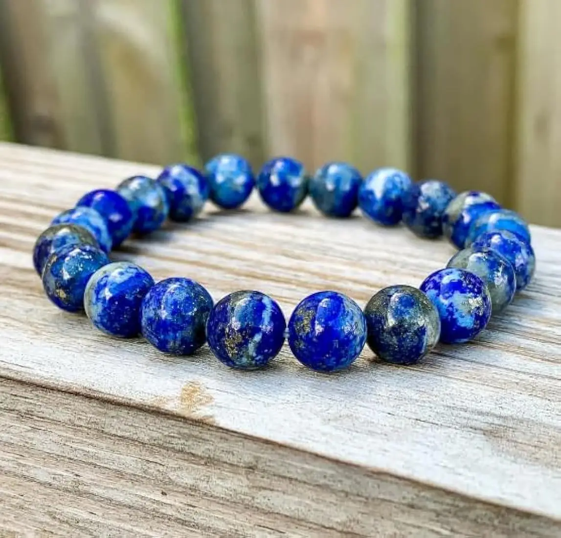 Natural Lapis Lazuli Stone Bracelet - Image 4