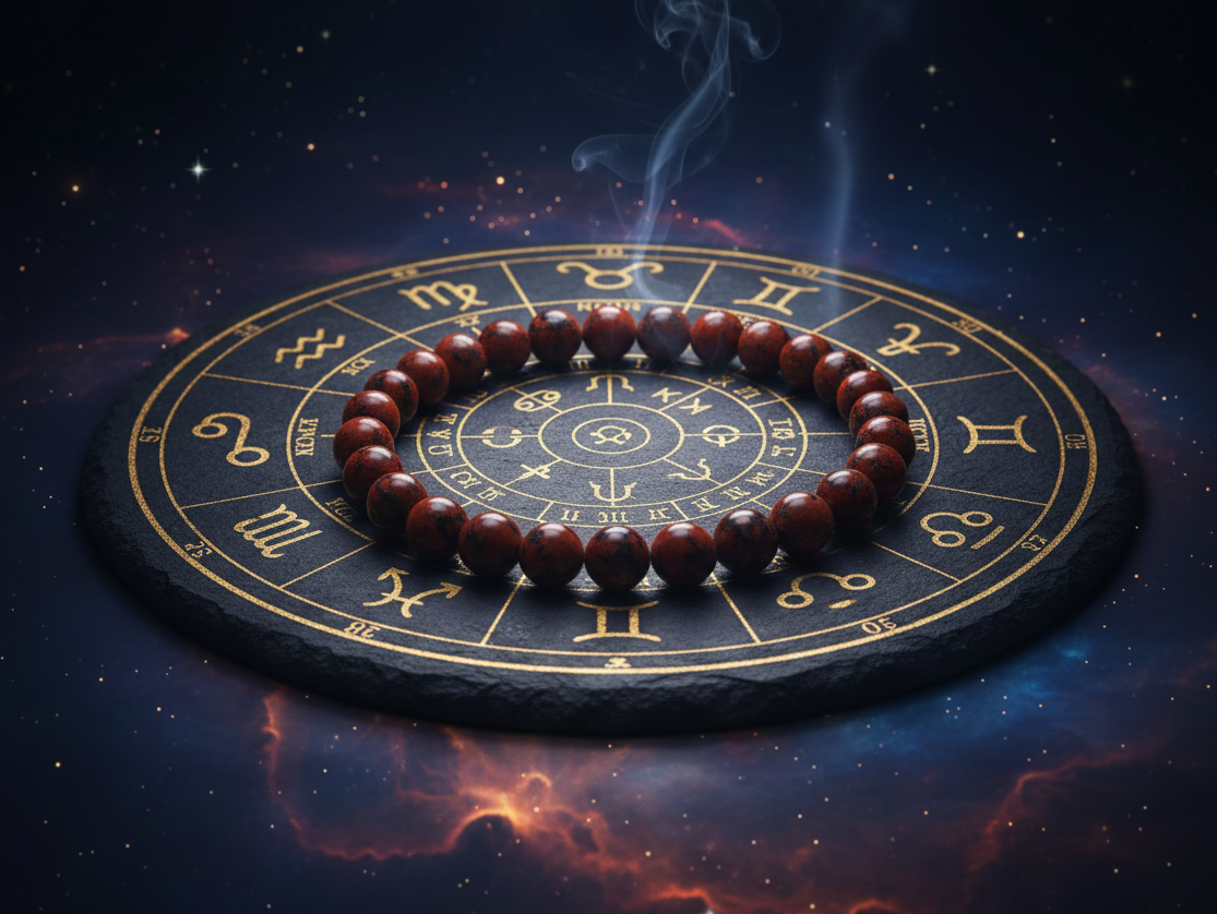 Natural Red Jasper Healing Bracelet - Image 2