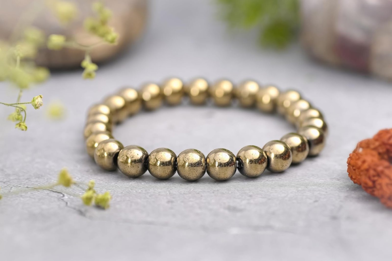 The Money Magnet: Natural Golden Pyrite Wealth Bracelet - Image 3